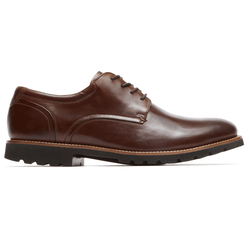 Rockport Mens Oxfords Brown - Sharp & Ready Colben - UK 062-CAYVKM